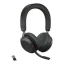 Jabra Evolve2 75 - Headset - on-ear - Bluetooth - wireless - active noise cancelling - USB-A - noise isolating - black - Certified for Microsoft Teams thumbnail 3