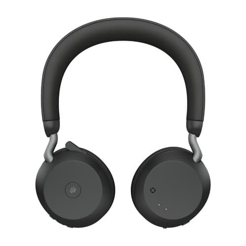 Jabra Evolve2 75 - Headset - on-ear - Bluetooth - wireless - active noise cancelling - USB-A - noise isolating - black - Certified for Microsoft Teams — view 5