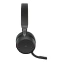 Jabra Evolve2 75 - Headset - on-ear - Bluetooth - wireless - active noise cancelling - USB-A - noise isolating - black - Certified for Microsoft Teams thumbnail 2
