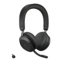 Jabra Evolve2 75 - Headset - on-ear - Bluetooth - wireless - active noise cancelling - USB-C - noise isolating - black - with charging stand - Certified for Microsoft Teams thumbnail 3