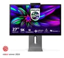 Philips Brilliance 27E3U7903 - 7000 Series - LED monitor - USB - 27" - 5120 x 2880 5K Ultra HD (2880p) @ 70 Hz - IPS - 500 cd/m� - 2000:1 - DisplayHDR 600 - 4 ms - Thunderbolt 4, HDMI - speakers - space grey thumbnail 1