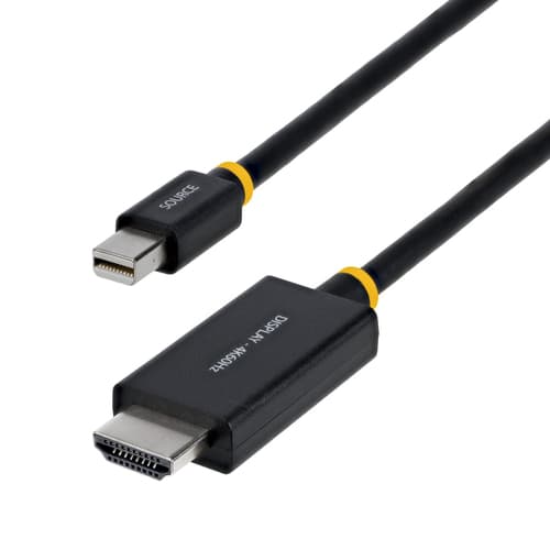 StarTech.com - Adapter cable - Mini DisplayPort male to HDMI male - 1 m - black - 4K60Hz support, active — view 3