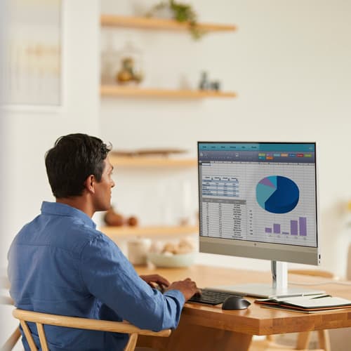HP EliteOne 800 G8 - All-in-one Core i7 11700 / up to 4.9 GHz - vPro - RAM 32 GB - SSD 1 TB - NVMe, TLC - UHD Graphics 750 - Gigabit Ethernet - Win 10 Pro (includes Win 11 License) - monitor: LED 23.8" 1920 x 1080 (Full HD) @ 60 Hz - keyboard: UK — view 8