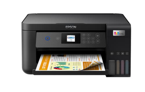 Epson EcoTank ET-2851  ET 2851  ET2851 - Multifunction printer - colour - ink-jet - refillable - A4 (media) - up to 10.5 ppm (printing) - 100 sheets - USB, Wi-Fi - black