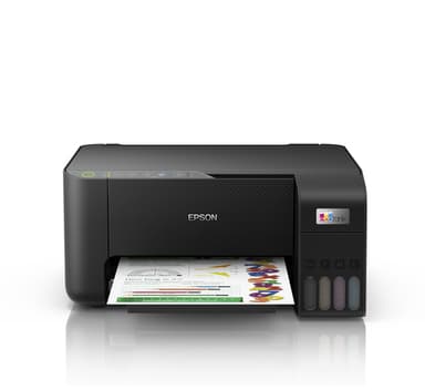 Epson EcoTank ET-2860 - Multifunction printer - colour - ink-jet - ITS - A4 (media) - up to 10 ppm (printing) - 100 sheets - Wi-Fi, USB - black