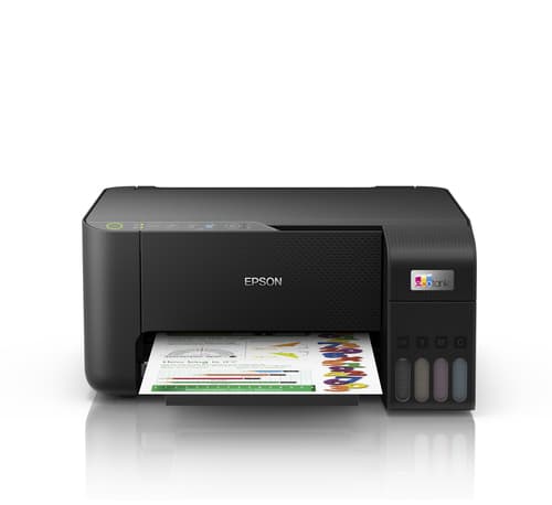 Epson EcoTank ET-2860 - Multifunction printer - colour - ink-jet - ITS - A4 (media) - up to 10 ppm (printing) - 100 sheets - Wi-Fi, USB - black