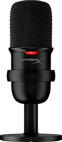 HyperX SoloCast - Microphone - USB - black - for HP 250 G9, Laptop 15, 15s, 17, Pavilion Laptop 15, Workstation Z2 G9