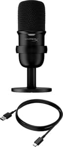 HyperX SoloCast - Microphone - USB - black - for HP 250 G9, Laptop 15, 15s, 17, Pavilion Laptop 15, Workstation Z2 G9 thumbnail 6