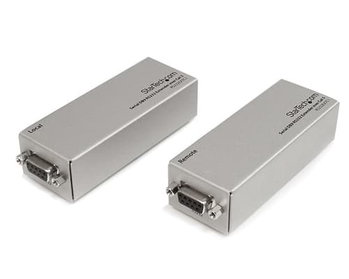 StarTech.com Serial DB9 RS232 Extender over Cat 5 - Up to 3300 ft (1000 meters) - Serial port extender - over CAT 5 - up to 1 km