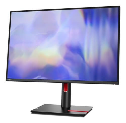 Lenovo ThinkVision T24d-30 - LED monitor - 24" - 1920 x 1200 WUXGA - IPS - 300 cd/m� - 1500:1 - 4 ms - HDMI, VGA, DisplayPort - speakers - raven black — view 3