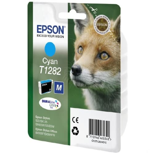Epson T1282 - 3.5 ml - cyan - original - blister - ink cartridge - for Stylus S22, SX130, SX230, SX235, SX430, SX435, SX438, SX440, SX445, Stylus Office BX305 — view 3