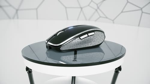 CHERRY MW 8C ADVANCED - Mouse - ergonomic - optical - 6 buttons - wireless - 2.4 GHz, Bluetooth 4.0 - USB wireless receiver - black — view 3