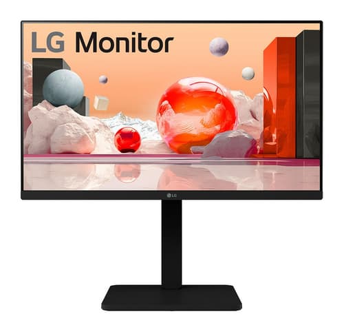LG 24BA550-B - LCD monitor - 24" (23.8" viewable) - 1920 x 1080 Full HD (1080p) @ 100 Hz - IPS - 250 cd/m� - 1300:1 - 5 ms - HDMI, VGA, DisplayPort - speakers - matte black