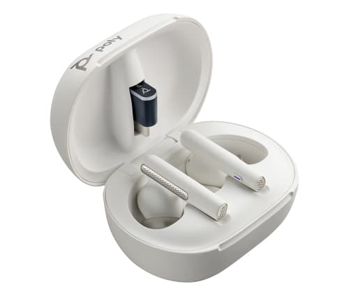 Poly - Eartip for true wireless earphones - Microsoft Teams certified - white (pack of 2) — image 1