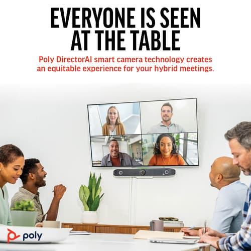 Poly Studio X52 - All-in-One video bar - white — view 8