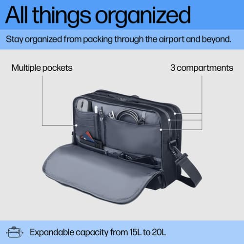 HP TRAVEL PLUS 15L 14 LAPTOP BAG — image 1