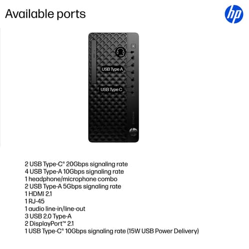 HP ED8 TWR G1I U7-265 16/512 W11P — view 5