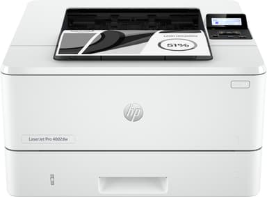 HP LaserJet Pro 4002dw - Printer - B/W - Duplex - laser - A4/Legal - 4800 x 600 dpi - up to 40 ppm - capacity: 350 sheets - USB 2.0, Gigabit LAN, Bluetooth, Wi-Fi(n)