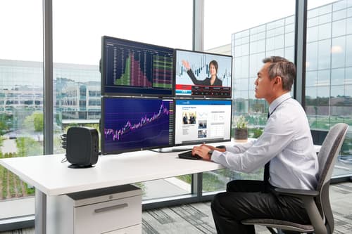 HP t740 - Thin client - SFF - 1 x Ryzen Embedded V1756B / up to 3.6 GHz - RAM 8 GB - flash 128 GB - Radeon Vega 8 - Gigabit Ethernet - Win 10 IoT Enterprise 2019 LTSC - monitor: none - keyboard: UK — view 5