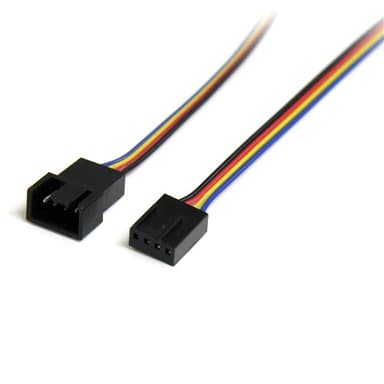 StarTech.com 12in 4 Pin Fan Power Extension Cable - M/F - Fan power extension cable - 4 pin PWM (M) to 4 pin PWM (F) - FAN4EXT12 - Fan power extension cable - 4 pin PWM (M) to 4 pin PWM (F) - 30.5 cm