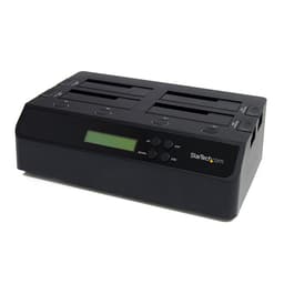 StarTech.com 4 Bay USB 3.0/ eSATA Hard Drive Duplicator Dock for 2.5" & 3.5" SATA/ IDE SSD HDD - Standalone 1:3 Copier Docking Station (SATDOCK4U3RE) - Hard drive duplicator - 4 bays (SATA-300) - for P/N: SVA12DN4NEUA
