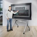Easel-Style TV Cart/Stand for 100"/220lb thumbnail 7