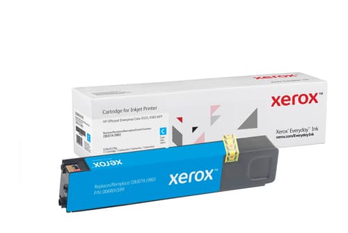 Xerox - Cyan - compatible - toner cartridge (alternative for: HP D8J07A) - for HP Officejet Enterprise Color MFP X585, Officejet Enterprise Color Flow MFP X585
