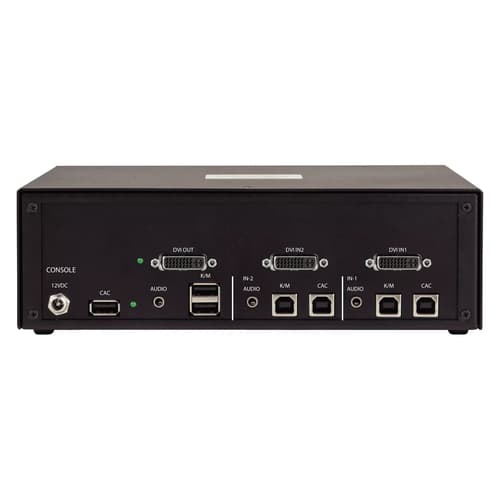 StarTech.com - KVM switch - secure - 2 x KVM port(s) - 1 local user - desktop - TAA Compliant — view 3