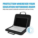 HP Mobility - Notebook carrying case - 11.6" - black - for Fortis 11 G9 Q Chromebook, Pro x360 Fortis 11 G10 Notebook, Fortis 11 G9 Notebook