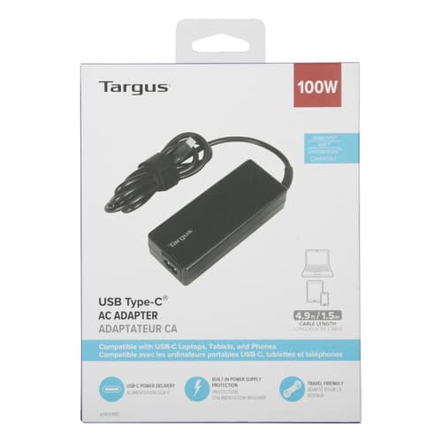 Targus power adapter - USB-C - 100 Watt — view 8