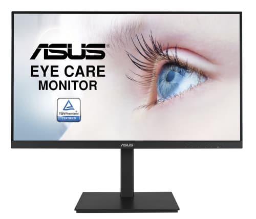 ASUS VA24DQSB - LED monitor - 23.8" - 1920 x 1080 Full HD (1080p) @ 75 Hz - IPS - 250 cd/m� - 1000:1 - 5 ms - HDMI, VGA, DisplayPort - speakers — view 3