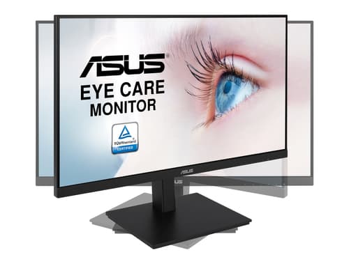 ASUS VA24DQSB - LED monitor - 23.8" - 1920 x 1080 Full HD (1080p) @ 75 Hz - IPS - 250 cd/m� - 1000:1 - 5 ms - HDMI, VGA, DisplayPort - speakers — view 10