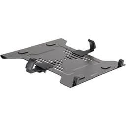 StarTech.com VESA Laptop Tray, Adjustable Monitor Arm Laptop Tray Secures Notebooks up to 4.5kg (9.9lb), 75x75 & 100x100 VESA Holes, Ventilated, Compatible w/ Monitor Desk Mounts & Stands - Vertical Laptop Holder (LAPTOP-ARM-TRAY) - Mounting component (notebook tray, 2 x notebook arms, 2 x notebook arm clips) - for notebook - steel, plastic - black