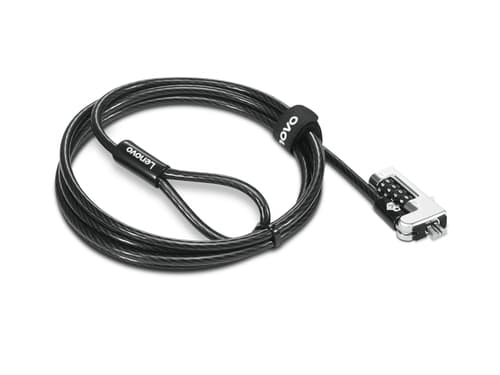 Kensington NanoSaver Combination - Security cable lock - black - for ThinkCentre M75t Gen 2, ThinkPad L13 Yoga Gen 3, T14s Gen 3, X13 Gen 3