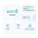 TP-Link Deco X50 - Wi-Fi system - Wi-Fi 6 - desktop thumbnail 4
