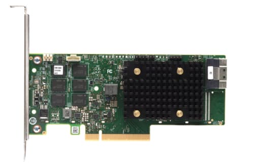 Lenovo ThinkSystem 940-16i - Storage controller (RAID) - 16 Channel - SATA / SAS 12Gb/s - low profile - RAID 0, 1, 5, 6, 10, 50, JBOD, 60 - PCIe 4.0 x8 - for ThinkSystem SR630 V2, SR63X, SR645, SR650 V2, SR65X, SR665, SR850 V2, SR860 V2, ST650 V2