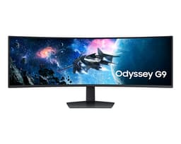 Samsung Odyssey G9 S49CG954EU - G95C Series - LED monitor - gaming - curved - 49" - 5120 x 1440 Dual Quad HD @ 240 Hz - VA - 450 cd/m� - 2500:1 - DisplayHDR 1000 - 1 ms - 2xHDMI, DisplayPort - black