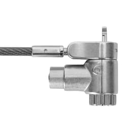 Targus DEFCON Ultimate - Security cable lock - universal keyed, with adaptable lock head - silver - 2 m