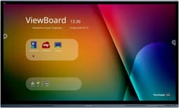 ViewSonic ViewBoard IFP7562 - 75" Diagonal Class (74.5" viewable) - IFP62 Series LED-backlit LCD display - interactive - with touchscreen (multi touch) / 6-microphone array / optional slot-in PC capability - 4K UHD (2160p) 3840 x 2160 - Direct LED