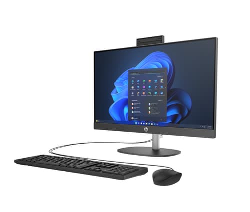 HP ProOne 240 G10 - All-in-one Core i5 1335U / up to 4.6 GHz - RAM 16 GB - SSD 512 GB - NVMe - Intel Iris Xe Graphics - Gigabit Ethernet, Bluetooth 5.3, IEEE 802.11ax (Wi-Fi 6) - Win 11 Pro - monitor: LED 23.8" 1920 x 1080 (Full HD) @ 60 Hz - keyboard: UK — view 5