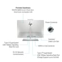 HP EliteOne 800 G8 - All-in-one Core i7 11700 / up to 4.9 GHz - vPro - RAM 32 GB - SSD 1 TB - NVMe, TLC - UHD Graphics 750 - Gigabit Ethernet - Win 10 Pro (includes Win 11 License) - monitor: LED 23.8" 1920 x 1080 (Full HD) @ 60 Hz - keyboard: UK thumbnail 16