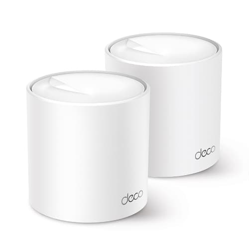 TP-Link Deco X50 - Wi-Fi system - (2 routers) - mesh 1GbE - Wi-Fi 6 - Dual Band