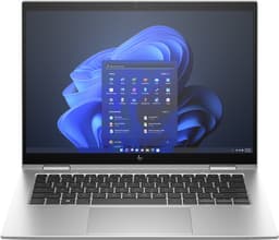 HP Elite x360 1040 G10 Notebook - Flip design - Intel Core i7 - 1355U / up to 5 GHz - Win 11 Pro (includes Win 10 Pro Licence) - Intel Iris Xe Graphics - 16 GB RAM - 512 GB SSD NVMe - 14" IPS touchscreen 1920 x 1200 - NFC, Wi-Fi 6E, Bluetooth - kbd: UK
