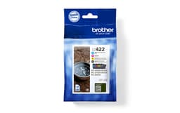 Brother LC422 Multipack - 4-pack - black, yellow, cyan, magenta - original - ink cartridge - for Brother MFC-J5345DW