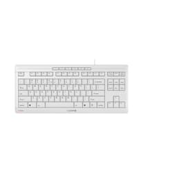 CHERRY STREAM KEYBOARD TKL - Keyboard - USB - US with Euro symbol - key switch: CHERRY SX - pale grey