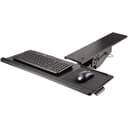 StarTech.com Under Desk Keyboard Tray, Full Motion & Height Adjustable Keyboard and Mouse Tray, 10" x 26" Platform, Ergonomic Sliding Computer Keyboard Holder with Mouse Pad & Wrist Rest thumbnail 3