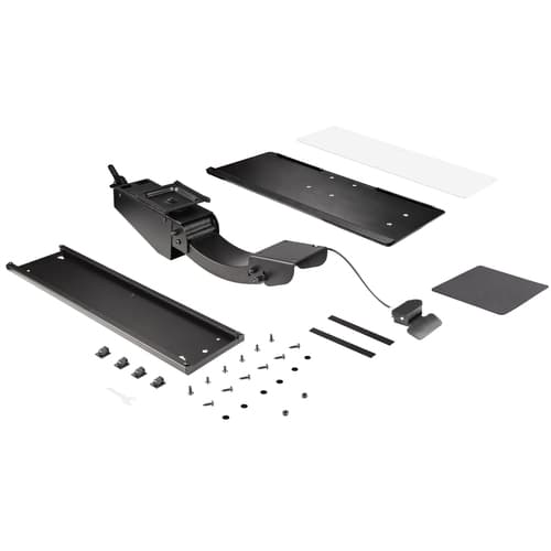 StarTech.com Under Desk Keyboard Tray, Full Motion & Height Adjustable Keyboard and Mouse Tray, 10" x 26" Platform, Ergonomic Sliding Computer Keyboard Holder with Mouse Pad & Wrist Rest — view 12