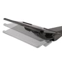 StarTech.com Under Desk Keyboard Tray, Full Motion & Height Adjustable Keyboard and Mouse Tray, 10" x 26" Platform, Ergonomic Sliding Computer Keyboard Holder with Mouse Pad & Wrist Rest thumbnail 5