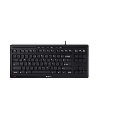 CHERRY STREAM KEYBOARD TKL - Keyboard - USB - US with Euro symbol - key switch: CHERRY SX - black