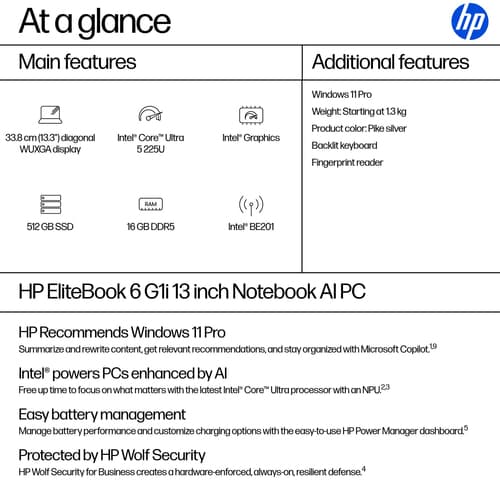 HP EB6 G1I 13 U5-225U 16/512 W11P — view 5